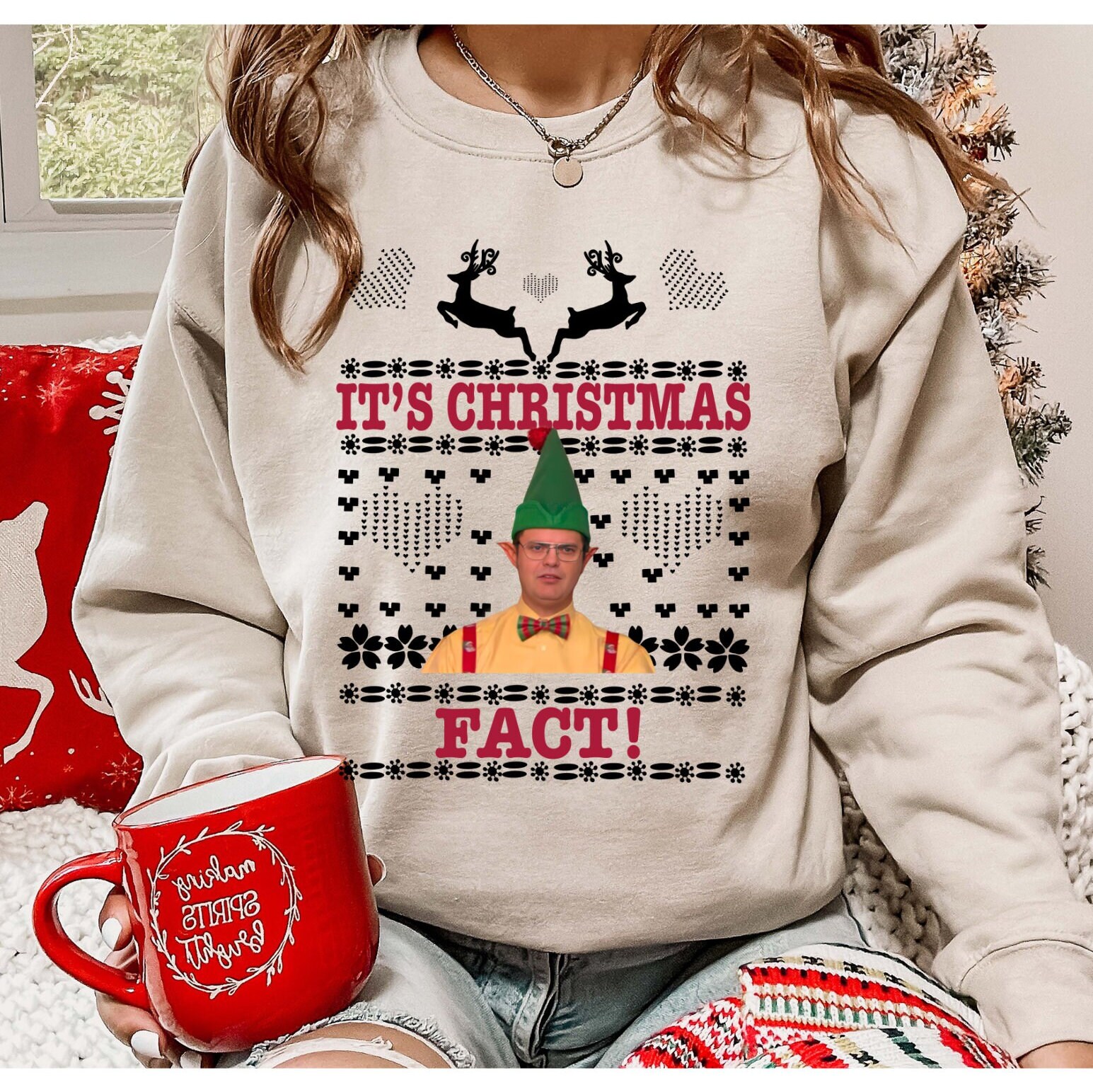 Dwight schrute shop christmas sweater