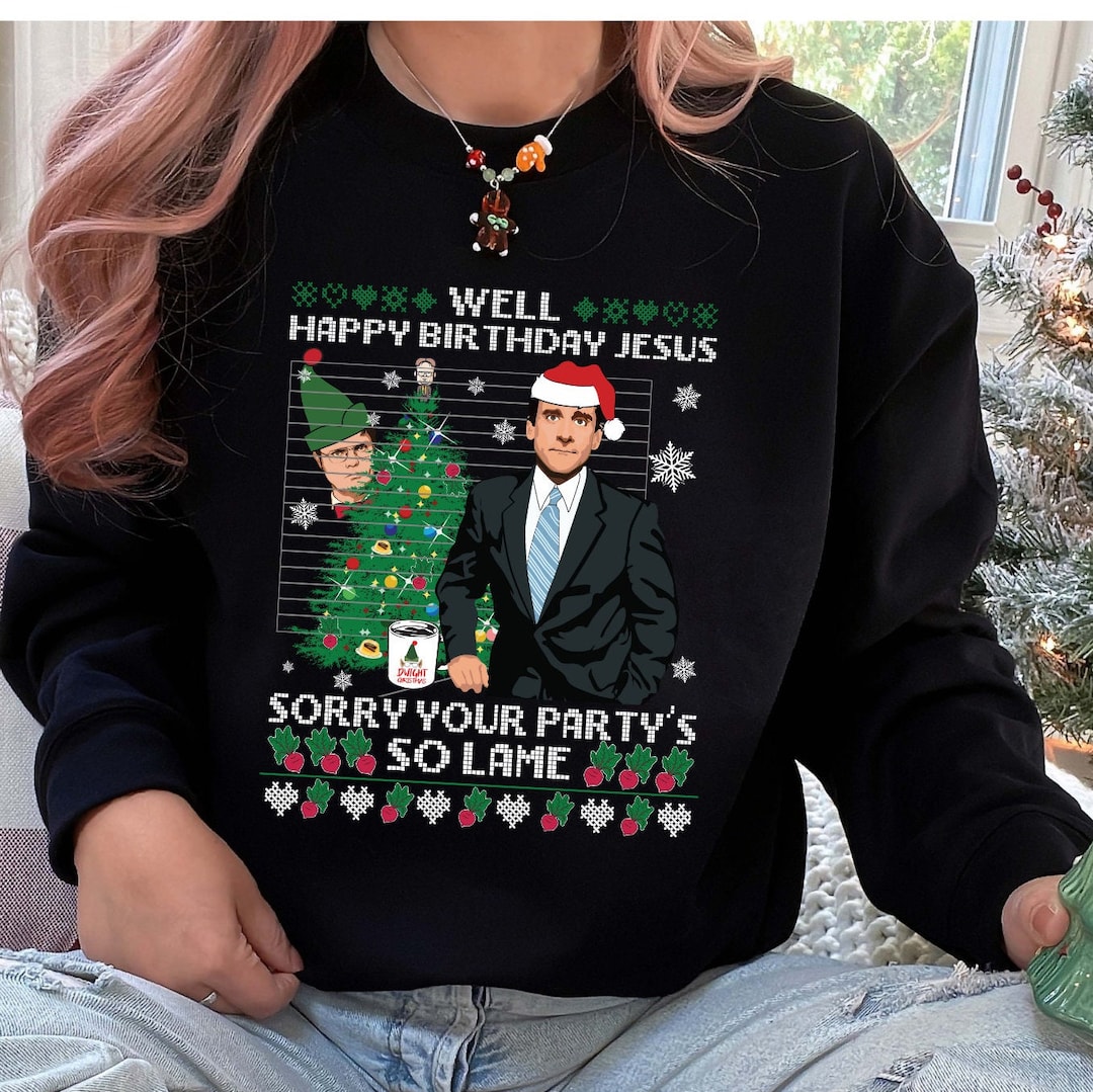 The Office Christmas Sweater, Ugly Sweater, Michael Scott Sweater, Christmas Sweater, Gildan