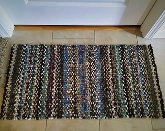 Twined Rag Rug - Etsy