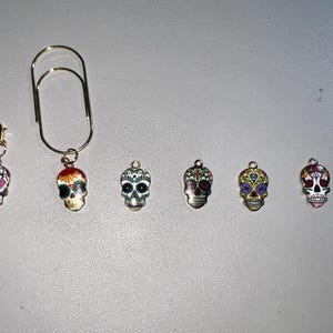 Sugar Skull Planner Charms