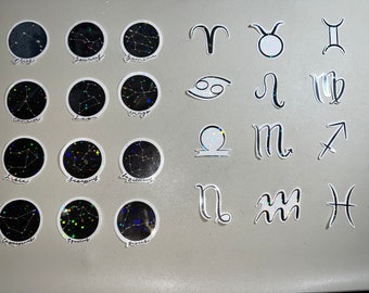 Astrological Die Cuts with Holo Overlay