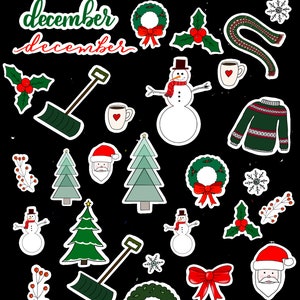 December Maandelijkse Sticker Kit