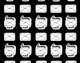 Szczęśliwe ikony poczty