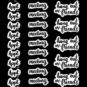 Appts, Meetings & Get Togethers