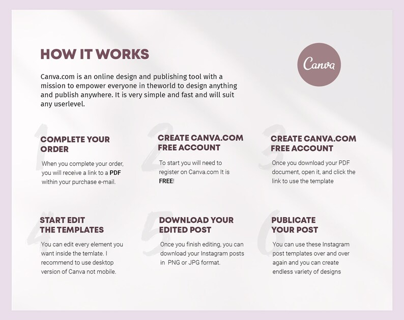 Pink Instagram Carousel Post Canva Templates: Beauty & Fashion (Digital Download) image 8