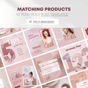 Pink Instagram Carousel Post Canva Templates: Beauty & Fashion (Digital Download) image 9
