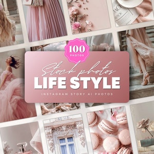 100 Rose Gold Lifestyle Fotos für Instagram Stories. Staubige rosa feminine Stock Bilder für Social Media. Ästhetischer Influencer Branding Feed