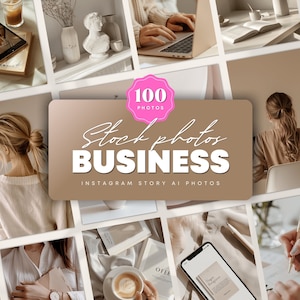 100 kobiecych zdjęć biznesowych: Instagram i branding blogów (PNG)