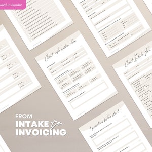 Free Virtual Assistant Intake Template.pdf Virtual Assistant Client Intake Form Bundle: Canva Templates (digital ...