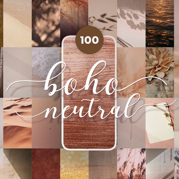 Boho Neutral Instagram Story Photo backgrounds. Nude tan brown image pack. Beige branding feed. Sand bronze color social media posts texture