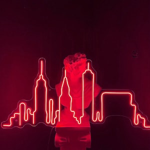 New York city Neon Wall Art , office decor , home decor , america gift , american wall art , american city , new york poster , new york deco