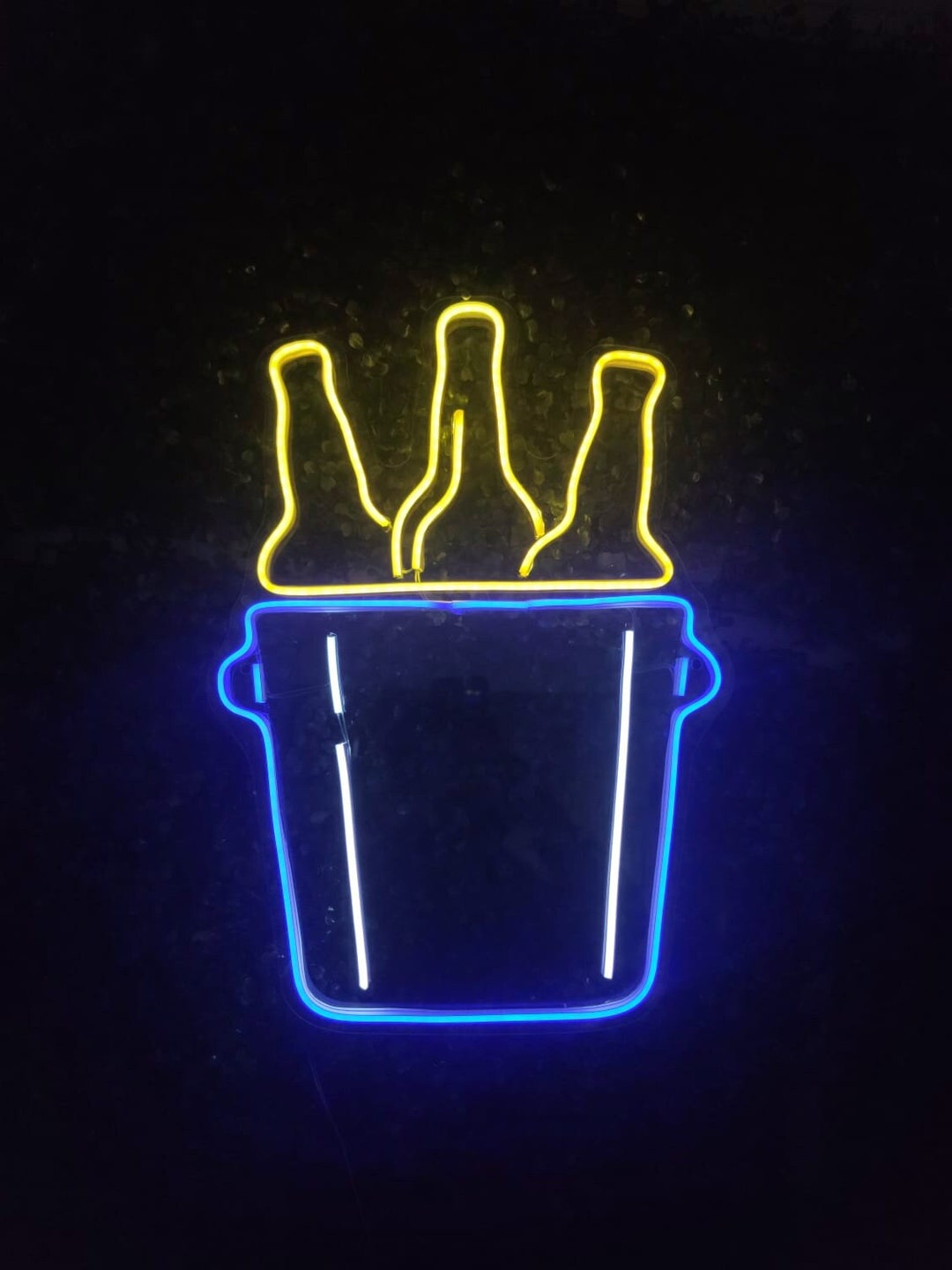 Bar Beer Neon Led Sign Bar Decoration Bar Neon Light Etsy