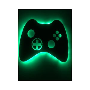 Led-bord gamerkamer | wanddecoratie|led-bord gamer|led-verlichting gamer|decor gamerkamer|led kunst aan de muur