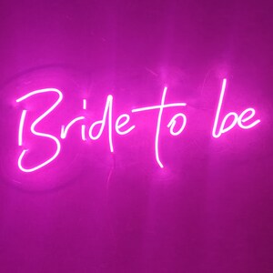 Bride to be Neon Sign , Wedding neon sign , bride party led , bride gifts , wedding sign , wedding decor , weddign wall decor , wedding led