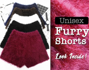 Furry Boxer Shorts, Unisex