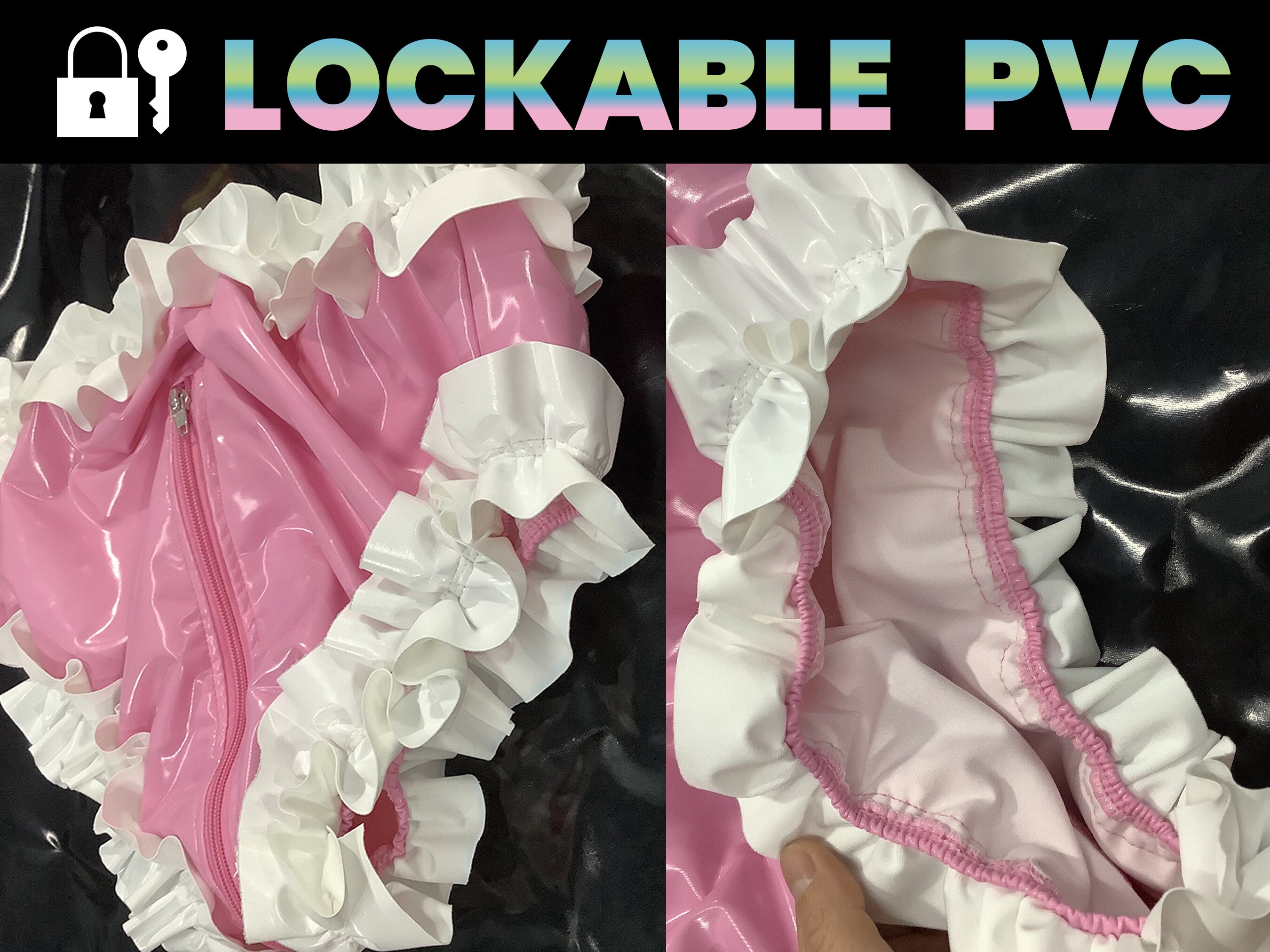 Lockable ABDL Diaper Cover PVC Latex Blend ABDL Humiliating Etsy
