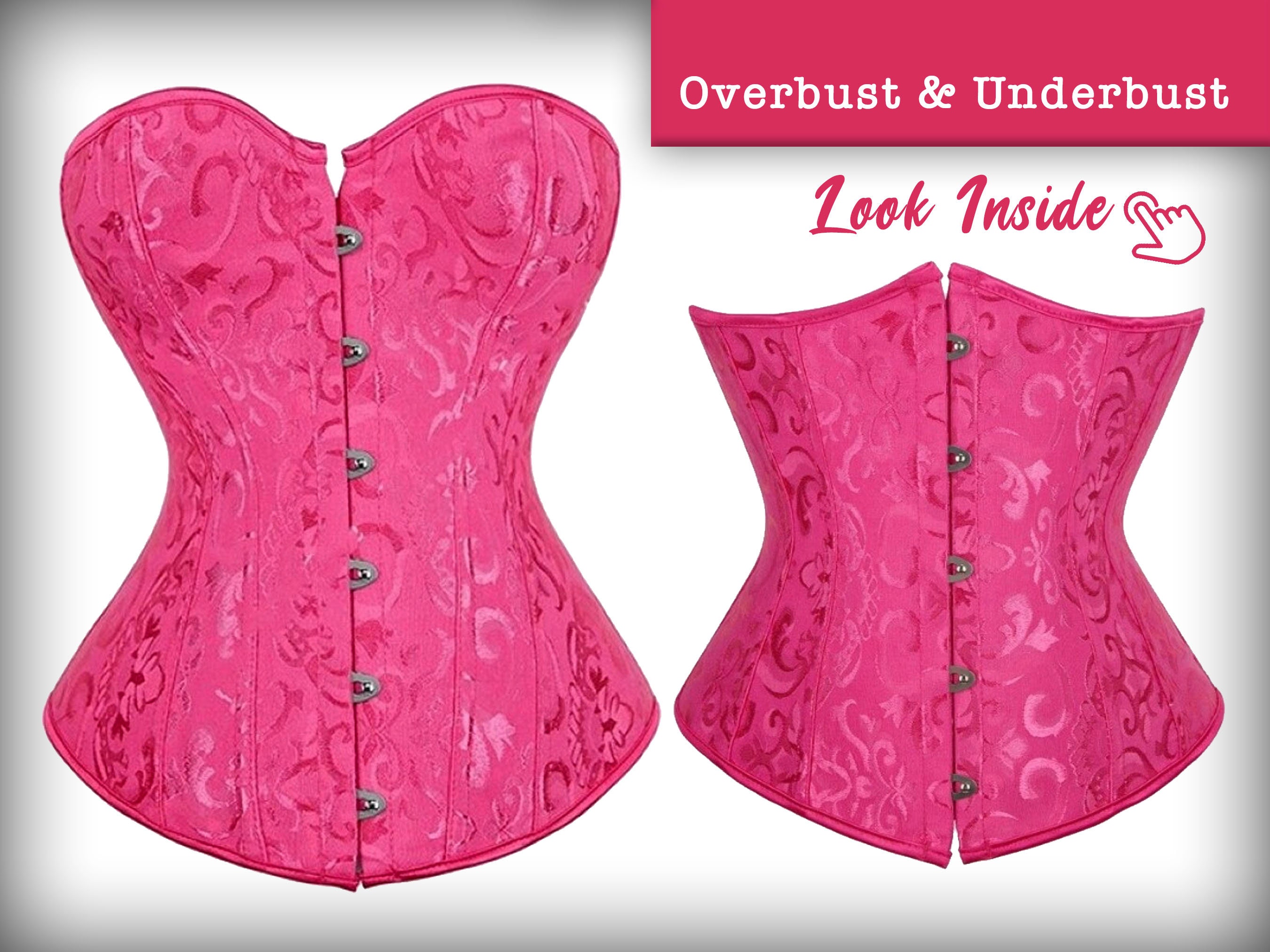 Buy Hot Pink Corset Online in India 