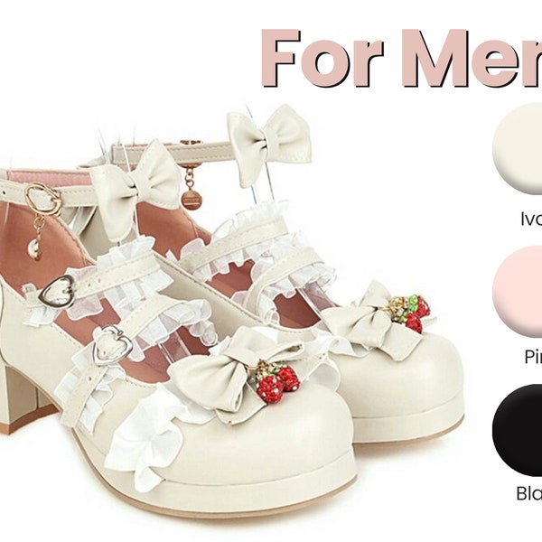 Adult Sissy Femboy Mary Jane Women's Shoes For Men