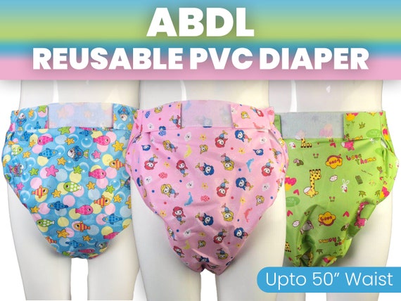 Reusable ABDL Diaper, Abdl Clothing, Adult Baby Sleeper, Leakproof PVC TPE  Plastic Touch Blend, Little Space Ddlg Abdl Underwear -  Canada