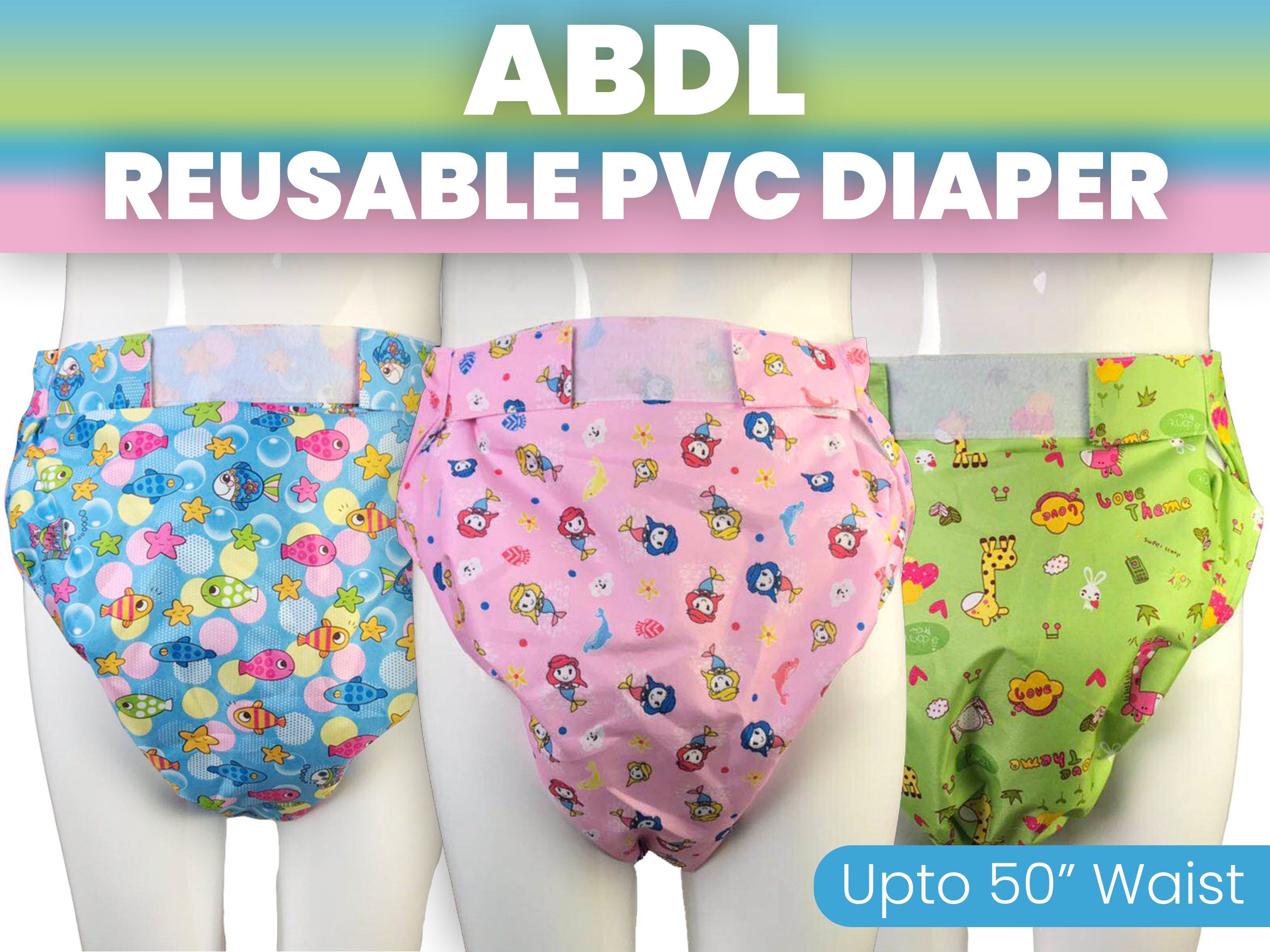 ✨ Regress and Relax in Our Adorable Reusable Waterproof ABDL Incontine –  ABDL Diapers