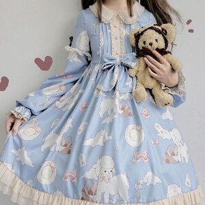 Sweet Lolita OP Maid Outfit Kawaii Sissy ABDL Girl Sheep Lamb - Etsy