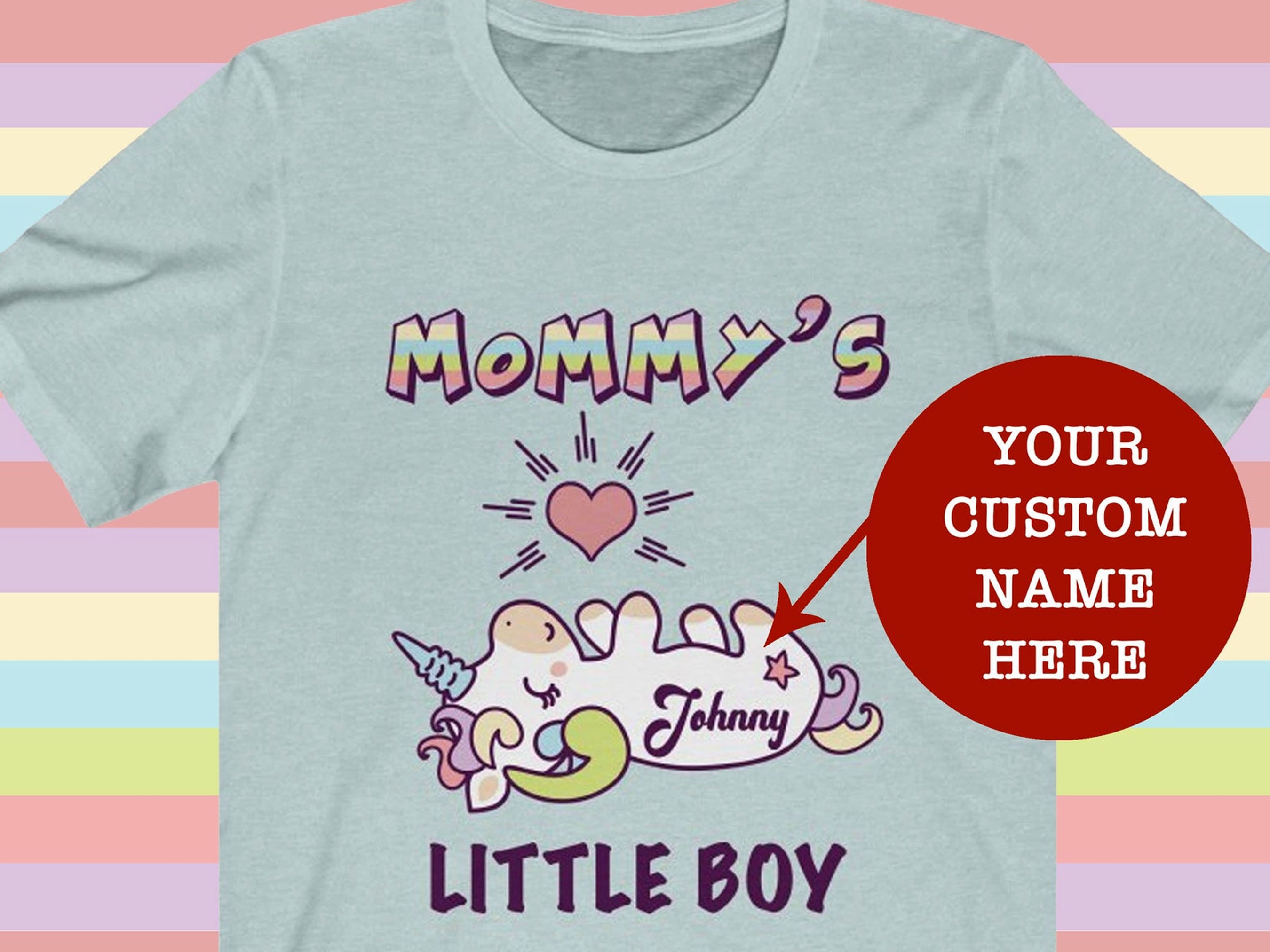 Custom ABDL Mommys Little Boy Shirt Personalized Tshirt With Etsy