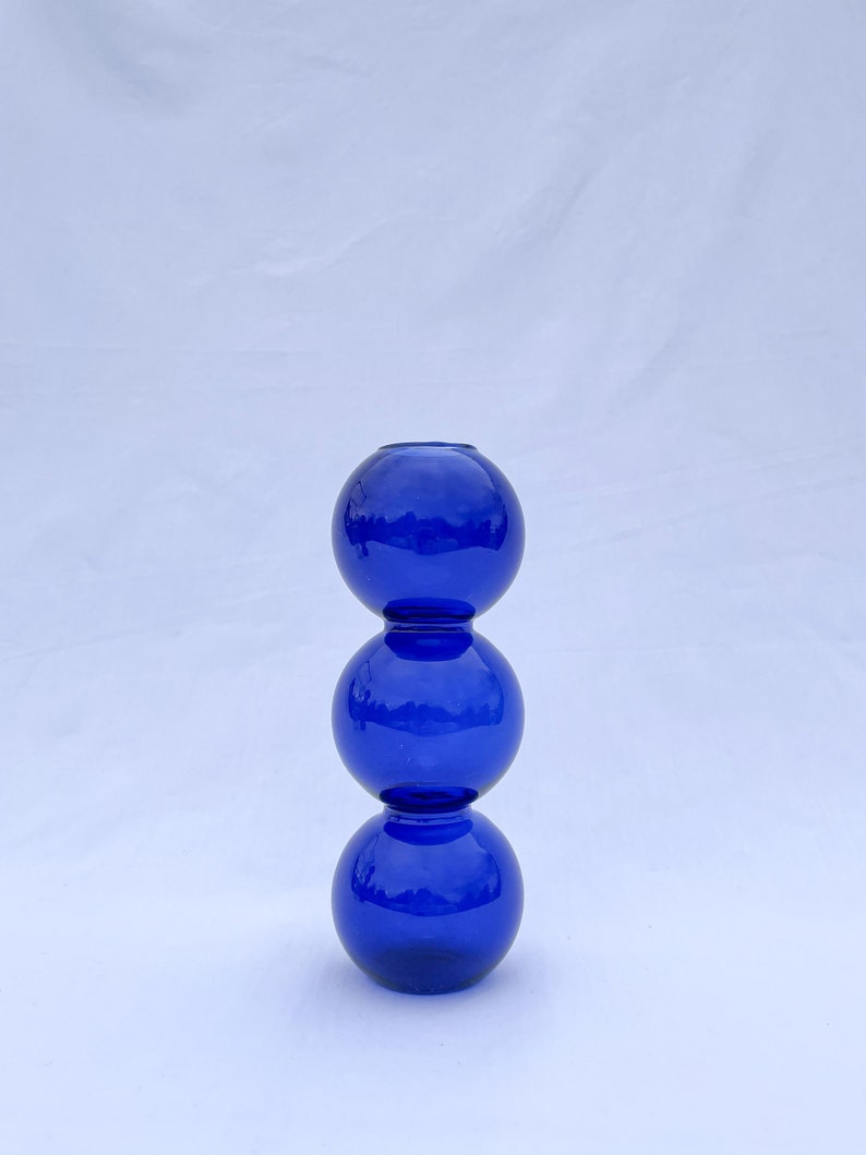 Assorted Coloured Glass Bubble Vase Sculpture Decor Etsy