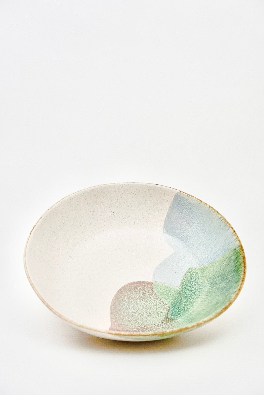 Handmade Ceramic Watercolour Glaze Pasta Bowl Etsy UK