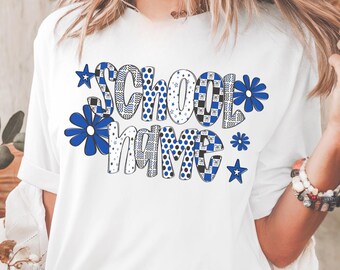 Custom School Name Shirt, Personalized School Name Shirt, School Spirit Tee, Teacher Team Shirt, Custom Game Day, Teacher Crew