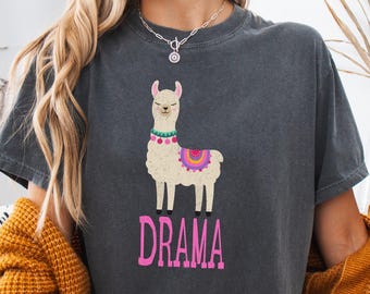Funny Llama Shirt, Comfort Colors, Llama Tee, llama Quote Shirt,Llama Lover Shirt, Animal Lover, Funny Saying Shirt, Funny Womens Shirt
