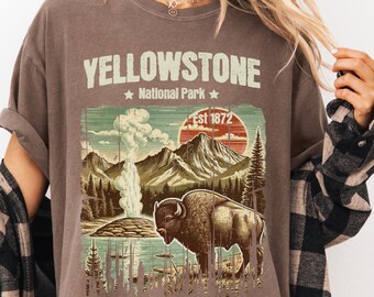 Personalized Yellowstone Vacation,Yellowstone National Park Shirt, Comfort Colors , Nature Lovers, Matching Family Shirt, Family Reunion