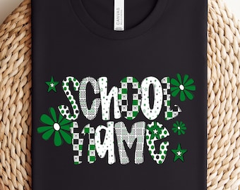 Custom School Name Shirt, Personalized School Name Shirt, School Spirit Tee, Teacher Team Shirt, Custom Game Day, Teacher Crew
