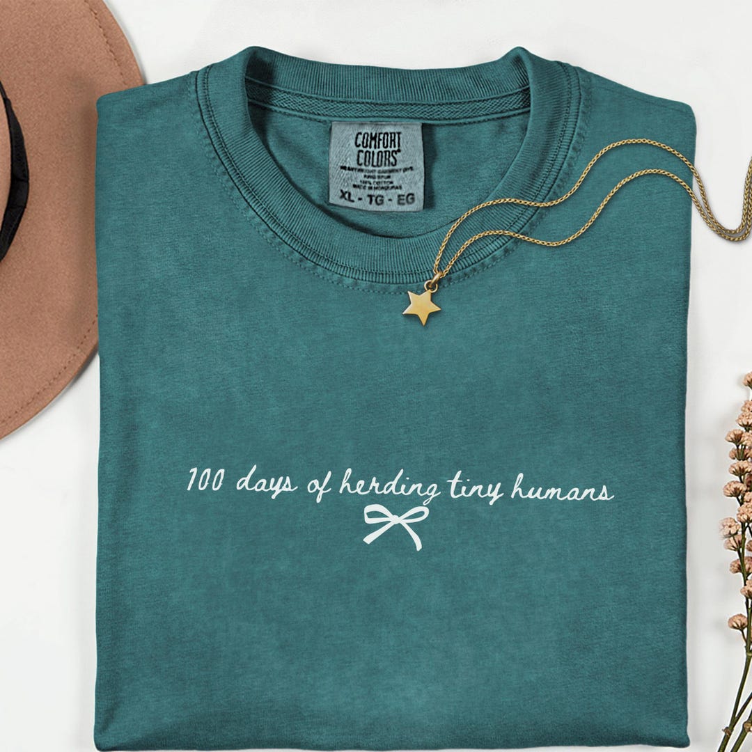 Comfort Colors I Survived 100 Days of School Shirt for Teachers - Etsy