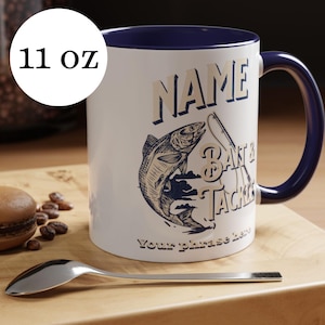Fishing Gift for him, Personalized Fishing Gifts, Custom Fishing Mug, Funny Fishing gifts,  Fisherman gift idea, Fish lover Gift,