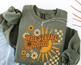 Wrestling Mom Sweatshirt, Wrestler Mom Sweatshirt,  Sweatshirt for , Wrestling Mom Shirt, Gift for Mom Wrestler, Wrestling Mom Wrestling Mom