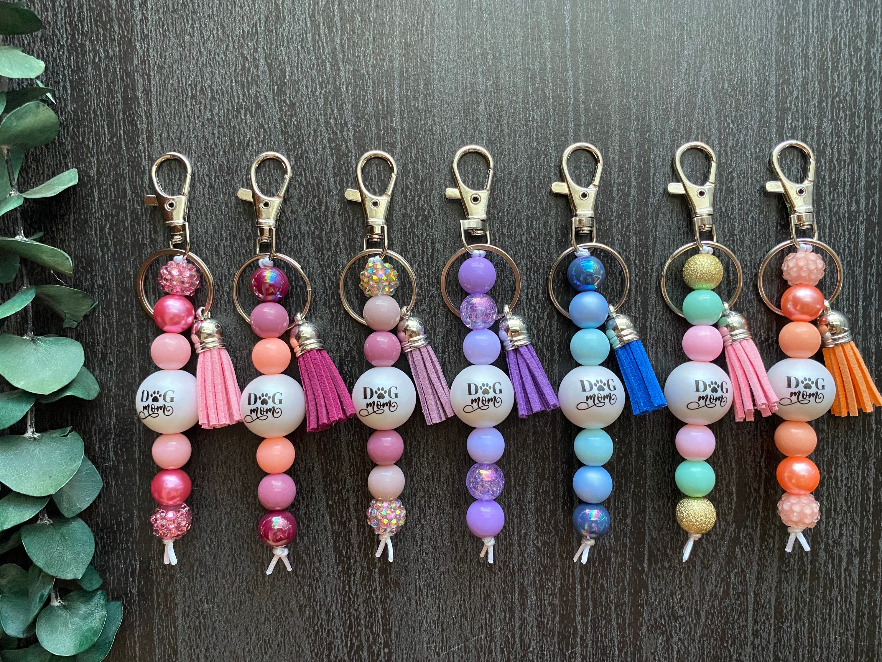 Mama Rainbow Clear Acrylic Keychain Blanks With Tassel as Shown in the  Photo Select Color 50mm Diameter 