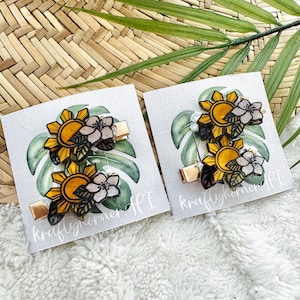 Filipino Sun hair clips (1 set = 2 clips)