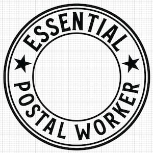 Unverzichtbare Post-Arbeiter-Svg, digitaler Download, Post-Office-Svg, Essential-Arbeiter-Svg, Essential-Svg, Post-Svg, druckbar, Cricut, geschnittene Datei