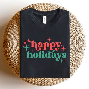 Happy Holidays Svg, Xmas Svg, Digital Downloads, Christmas Svg, Winter Svg, Christmas Shirt Svg, Merry Christmas Svg, Silhouette, Cricut