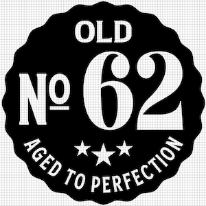Old Number 62 Svg, Aged to Perfection Svg, Digital Download, 62nd Birthday Svg, 62nd Svg, Old No. 62 Svg, Vintage 1960 svg, Svg Cut File