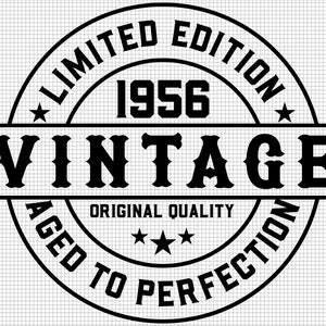 66th Birthday Svg, Aged to perfection svg, Digital Download, Vintage 1956 Svg, 66 and Fabulous svg, 66th svg, Printable, Svg Cut File