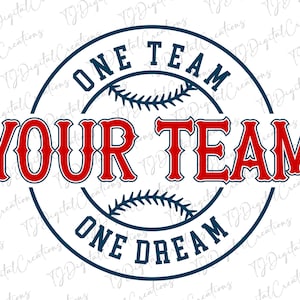 Baseball Svg, Twoja drużyna Svg, Sznurowadła baseballowe Svg, Jedno marzenie Svg, Alfabety Svg, Pobieranie cyfrowe, Dzień gry Svg, Jedna drużyna Svg, Plik do cięcia Svg