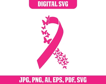 Cancer Picked The Wrong Princess Svg Pink Ribbon Svg Files For Cricut Cancer Survivor Svg Breast Cancer SVG Hope Love Awareness Svg