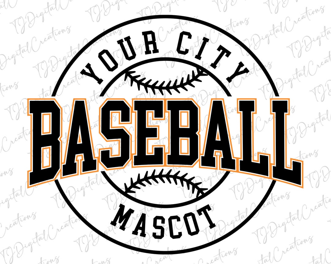 Baseball Svg, Mascot Svg, Your City Svg, Alphabets Svg, Digital