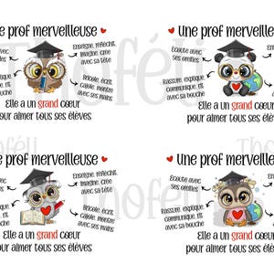 Image numérique pour professeur sublimation tasse