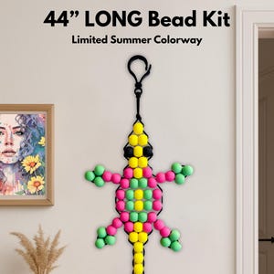 Giant Bead Kits - Lizard / Gecko – DIY Craft Kits by Make Pretty Shhh