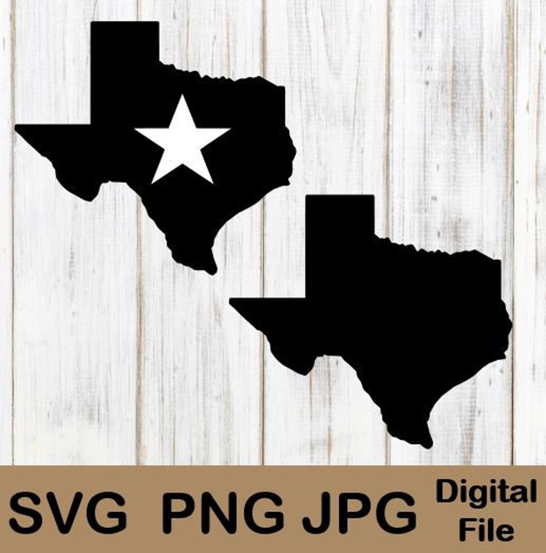 Texas Map SVG Files, Texas, Texas Outline, Texas Home SVG, Texas State ...