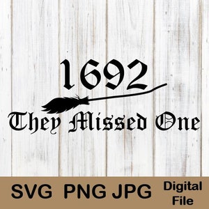 Salem 1692 Eles perderam um SVG, camisa de Halloween Salem Massachusett, camiseta vintage de bruxas, mulher bruxa, presente de outono para mulheres, Salem retrô