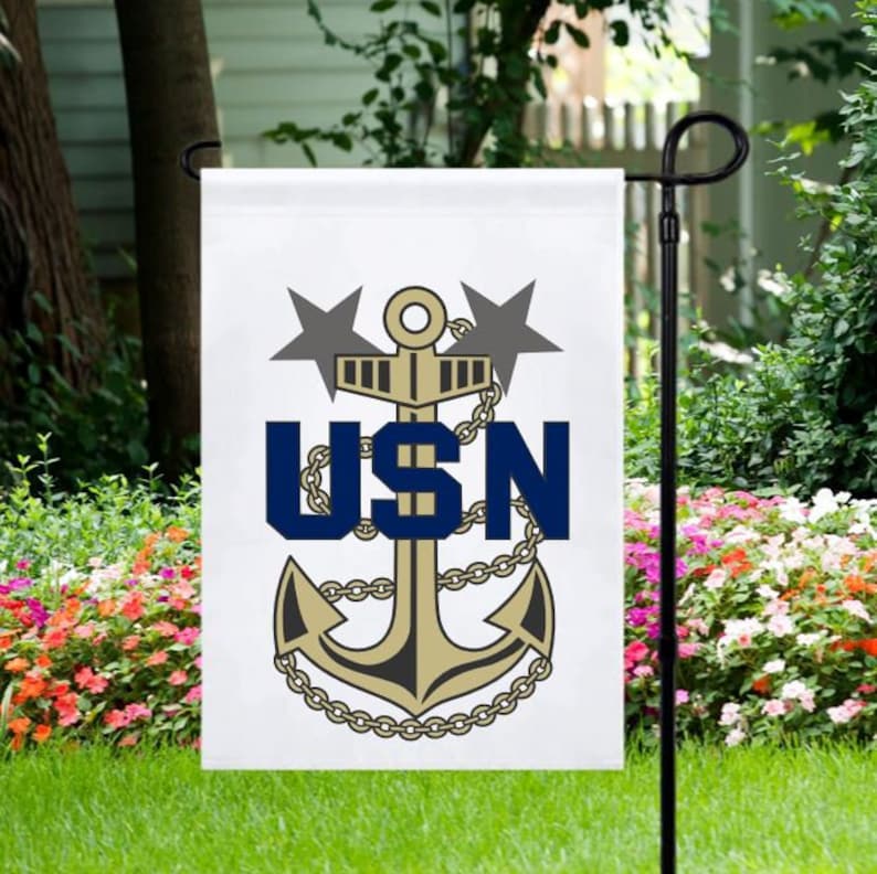 U.S. Navy Anchor Chrome Auto Emblem Badge - 3.25" X 2", Stick-On Or Bolt-On
