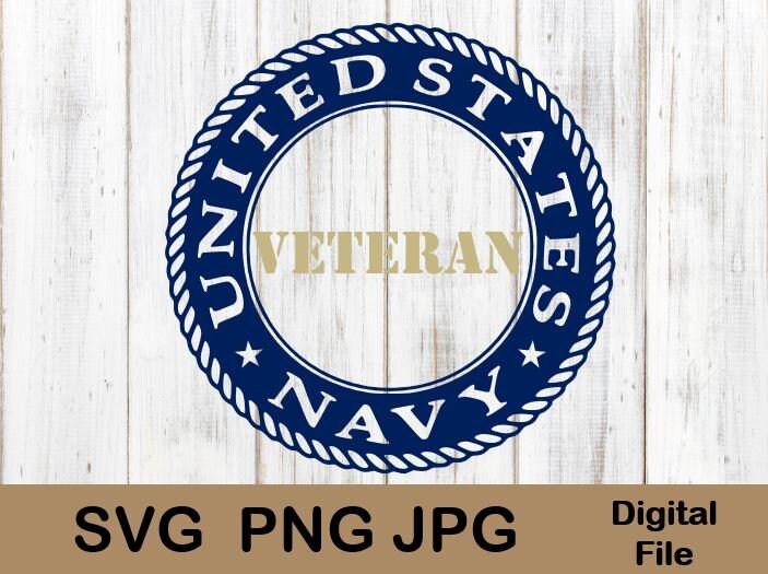 Military Veteran US Navy Anchor USN Anchor Jpg Png Svg - Etsy